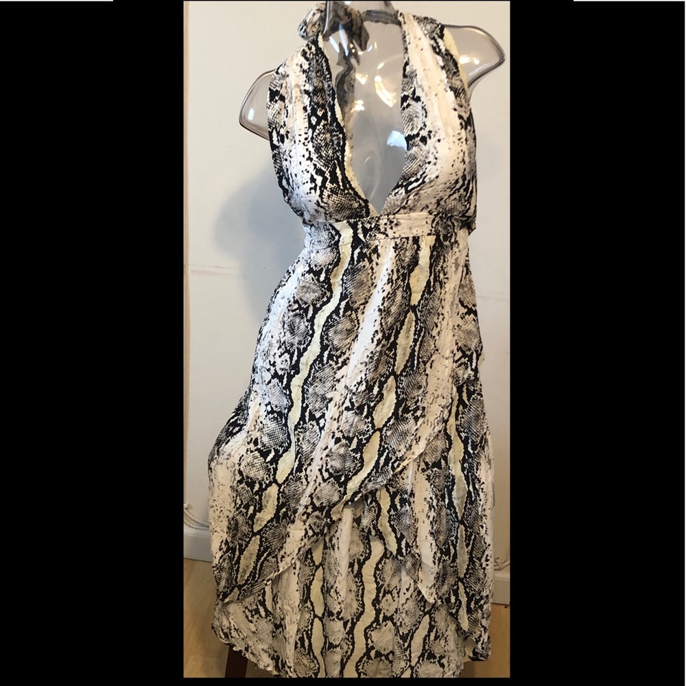 Faithfully The Brand snakeskin print Dress